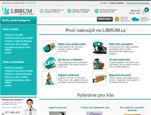 Tablet Screenshot of librum.cz